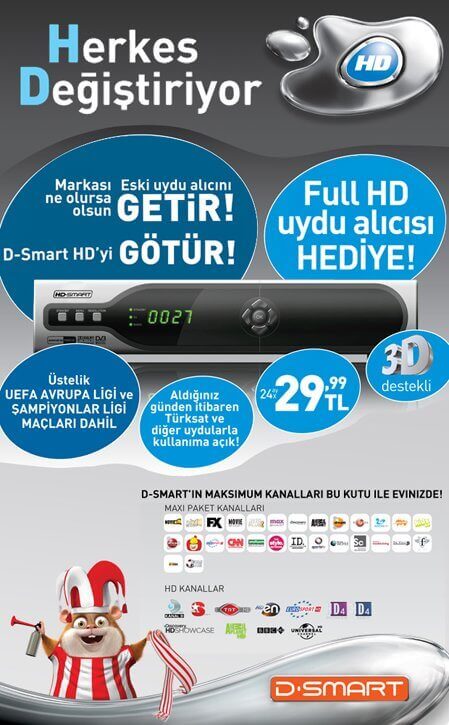 D-Smart Hd Değiştirme Kampanyası